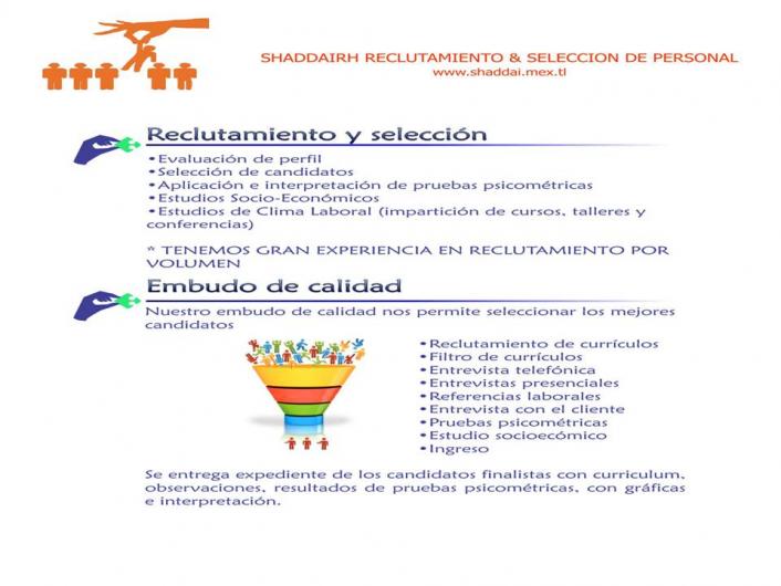 reclutamiento y seleccion de personal Reclutamiento y selección de personal los buenos colaboradores son invaluables por eso es tan difícil encontrarlos en elementrh identificamos, atraemos y evaluamos candidatos hasta encontrar al mejor para tu empresa, para que tú solo te dediques a hacer crecer tu negocio. reclutamiento y seleccion de personal Reclutamiento y selección de personal los buenos colaboradores son invaluables por eso es tan difícil encontrarlos en elementrh identificamos, atraemos y evaluamos candidatos hasta encontrar al mejor para tu empresa, para que tú solo te dediques a hacer crecer tu negocio.