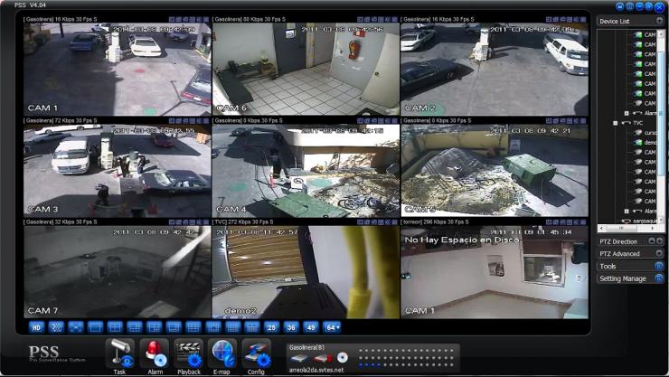 CCTV DVR PC CMS software descarga gratuita