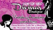 Divina's Boutique en MATAMOROS. Teléfono y más info.
