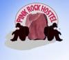 Pink rock hostel